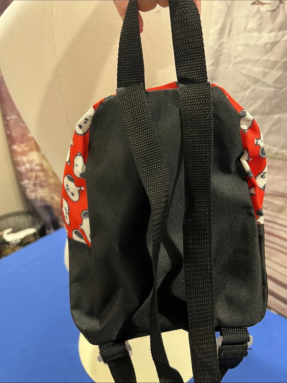 Peanuts Red and Black Snoopy Mini Backpack